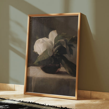 Premium Poster of Elegant Floral Still Life Painting Art Print Posters