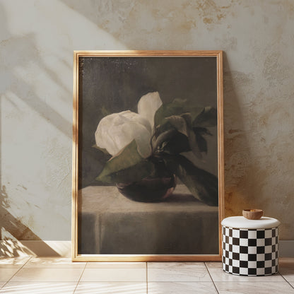 Premium Poster of Elegant Floral Still Life Painting Art Print Posters