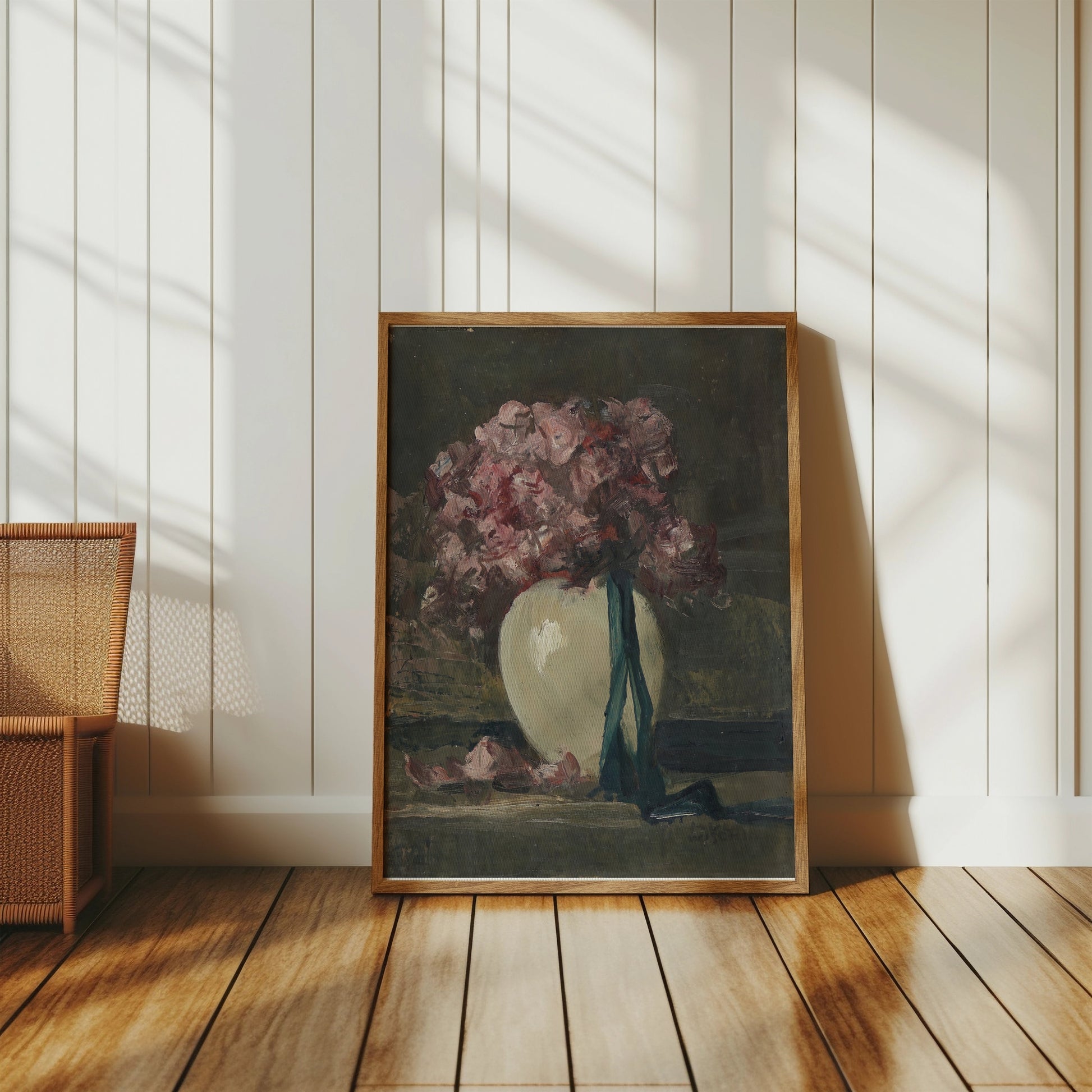 Premium Poster of Elegant Floral Still Life in Vase Wall Art Posters
