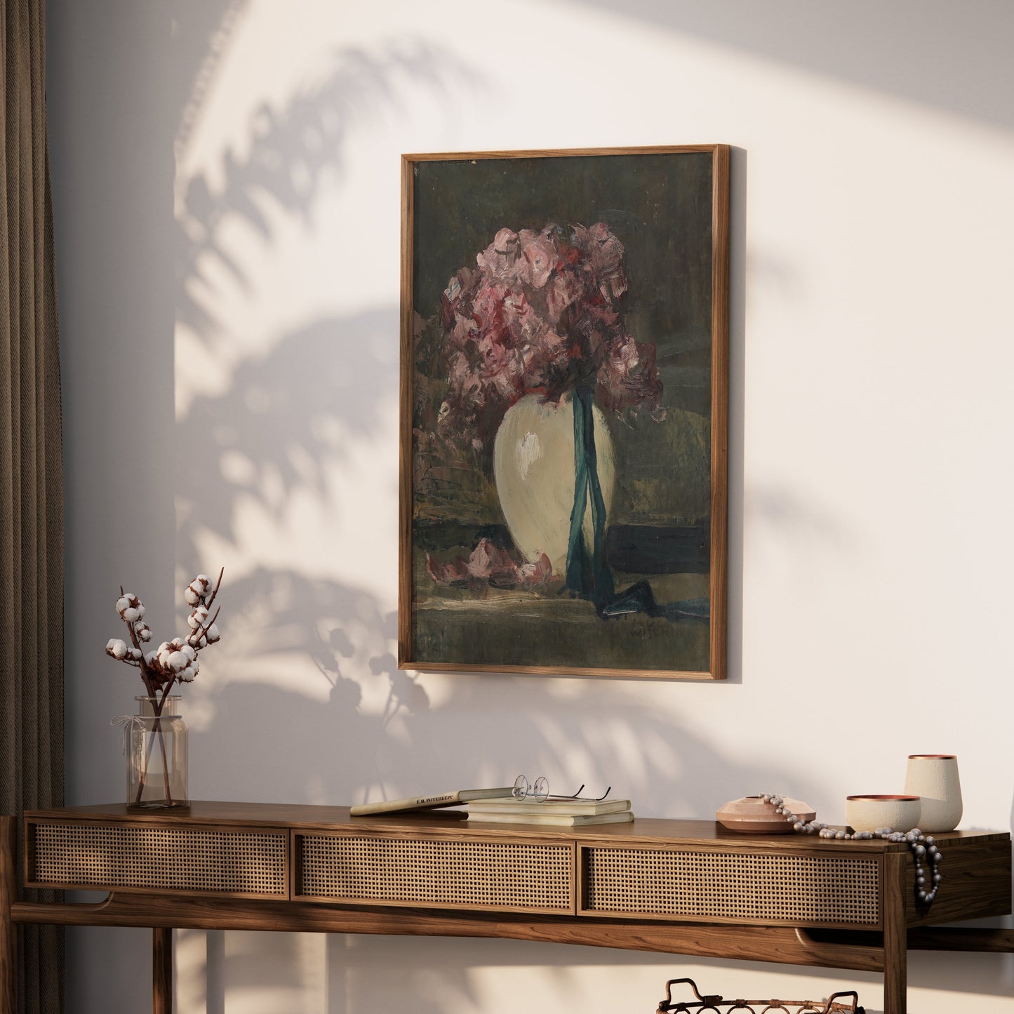 Premium Poster of Elegant Floral Still Life in Vase Wall Art Posters