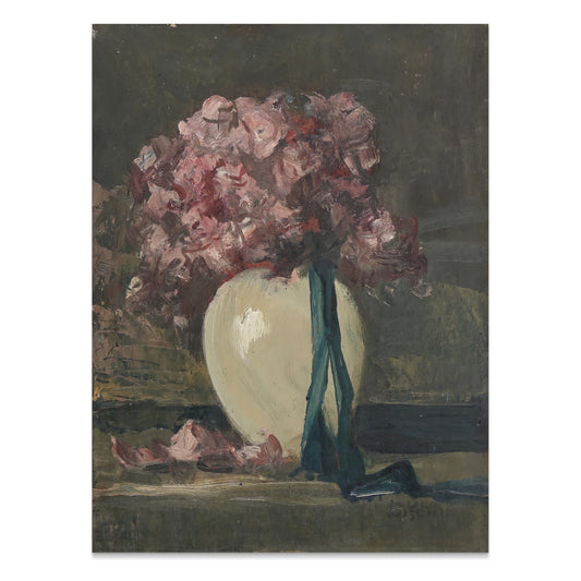 Premium Poster of Elegant Floral Still Life in Vase Wall Art Posters