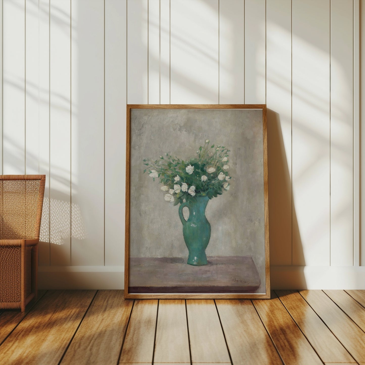 Premium Poster of Elegant Floral Vase Artwork for Home Decor Posters