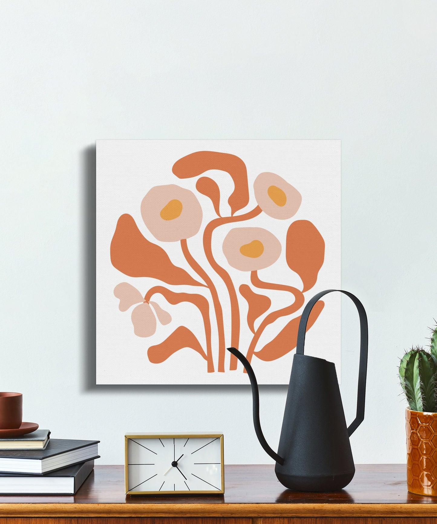 Premium Poster of Elegant Floral Wall Art Blossoms Canvas Wraps