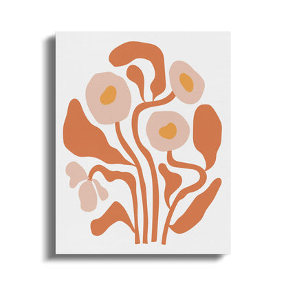Premium Poster of Elegant Floral Wall Art Blossoms Canvas Wraps