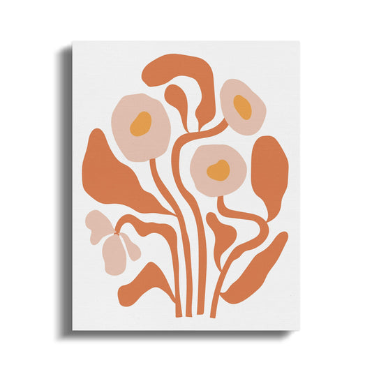 Premium Poster of Elegant Floral Wall Art Blossoms Canvas Wraps