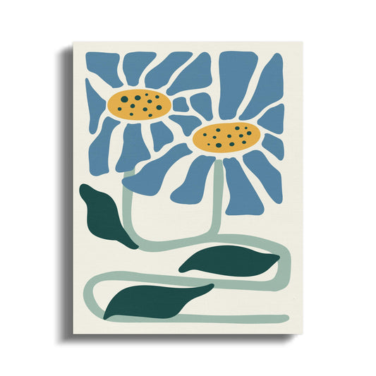 Premium Poster of Elegant Floral Wall Art for Home Decor Canvas Wraps