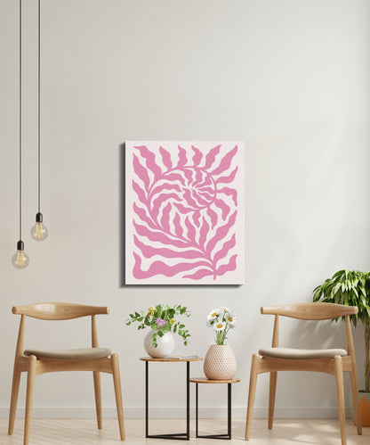 Premium Poster of Elegant Floral Wall Art for Stylish Home Canvas Wraps