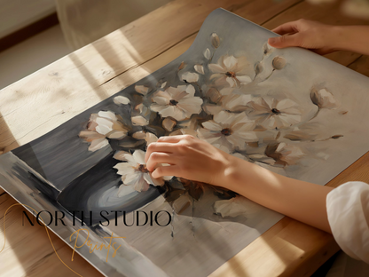 Premium Poster of Elegant Flower Bouquet Art Print Wall Decor Posters