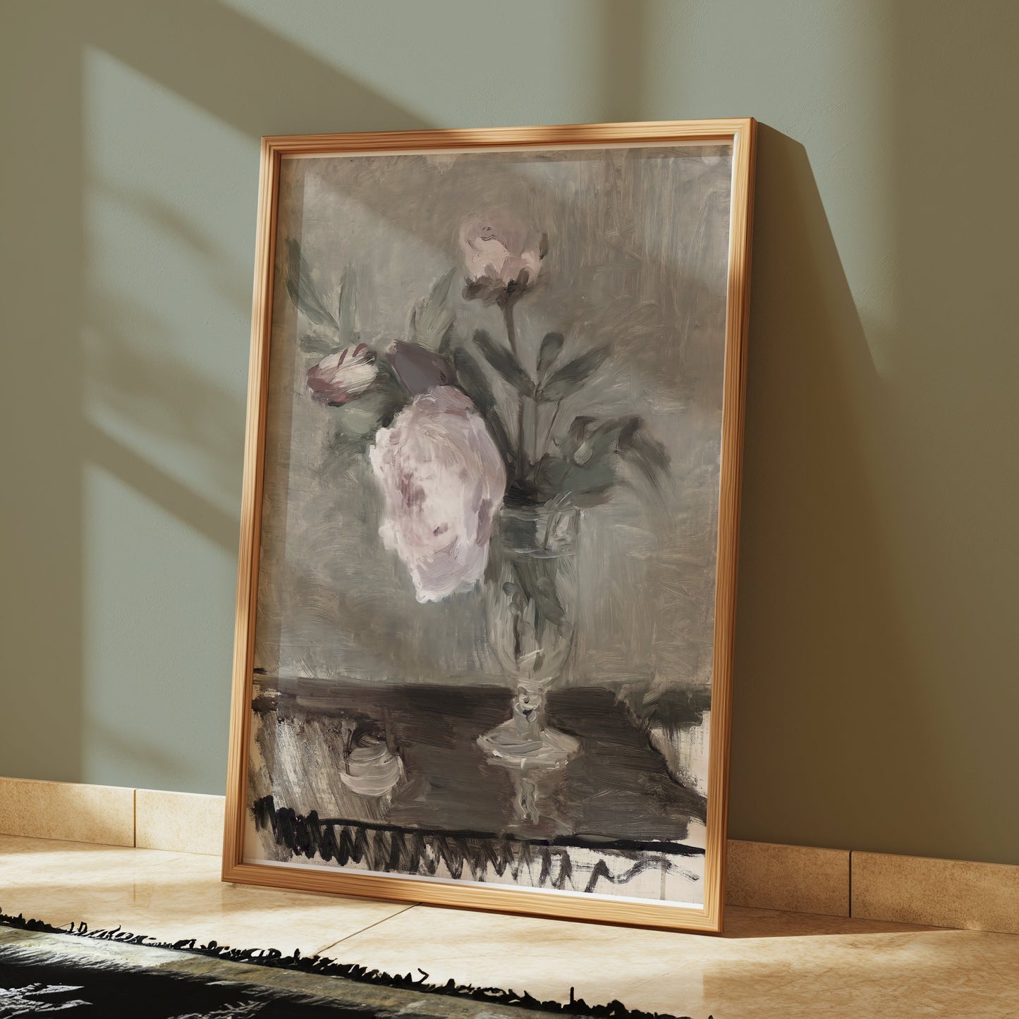 Premium Poster of Elegant Flower Still Life Art Print Posters
