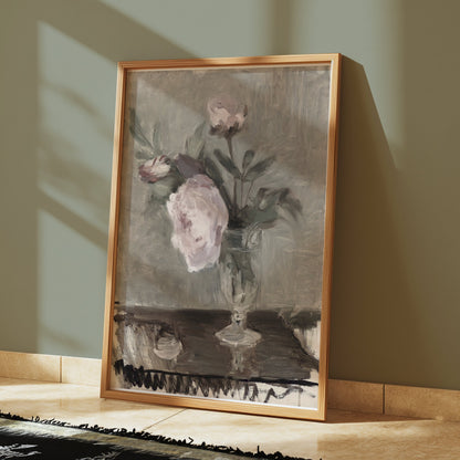 Premium Poster of Elegant Flower Still Life Art Print Posters