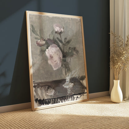 Premium Poster of Elegant Flower Still Life Art Print Posters