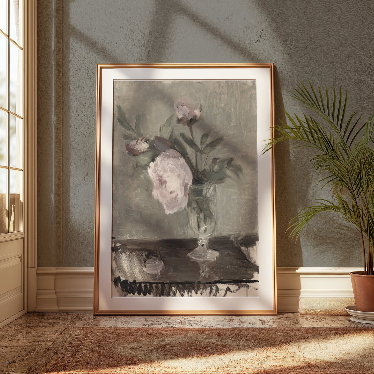Premium Poster of Elegant Flower Still Life Art Print Posters