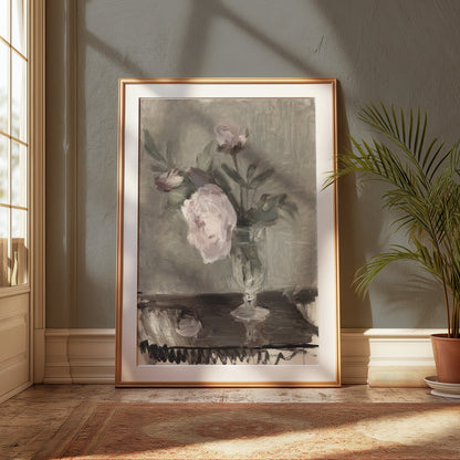 Premium Poster of Elegant Flower Still Life Art Print Posters