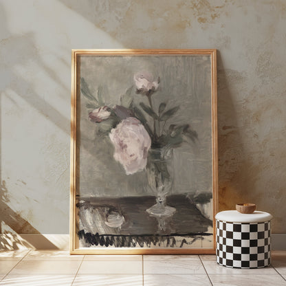 Premium Poster of Elegant Flower Still Life Art Print Posters