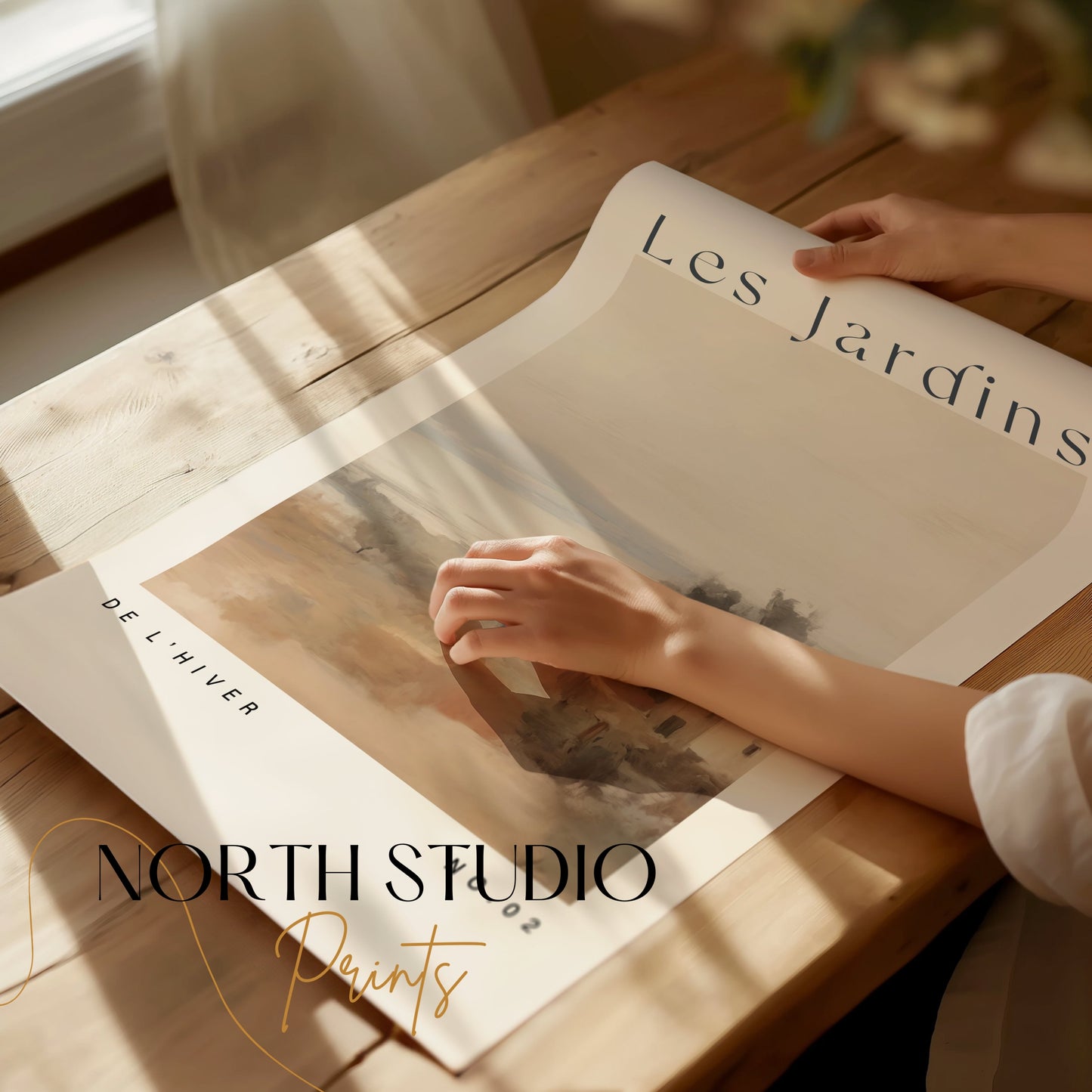 Premium Poster of Elegant French Landscape Art Large Wall Décor Posters