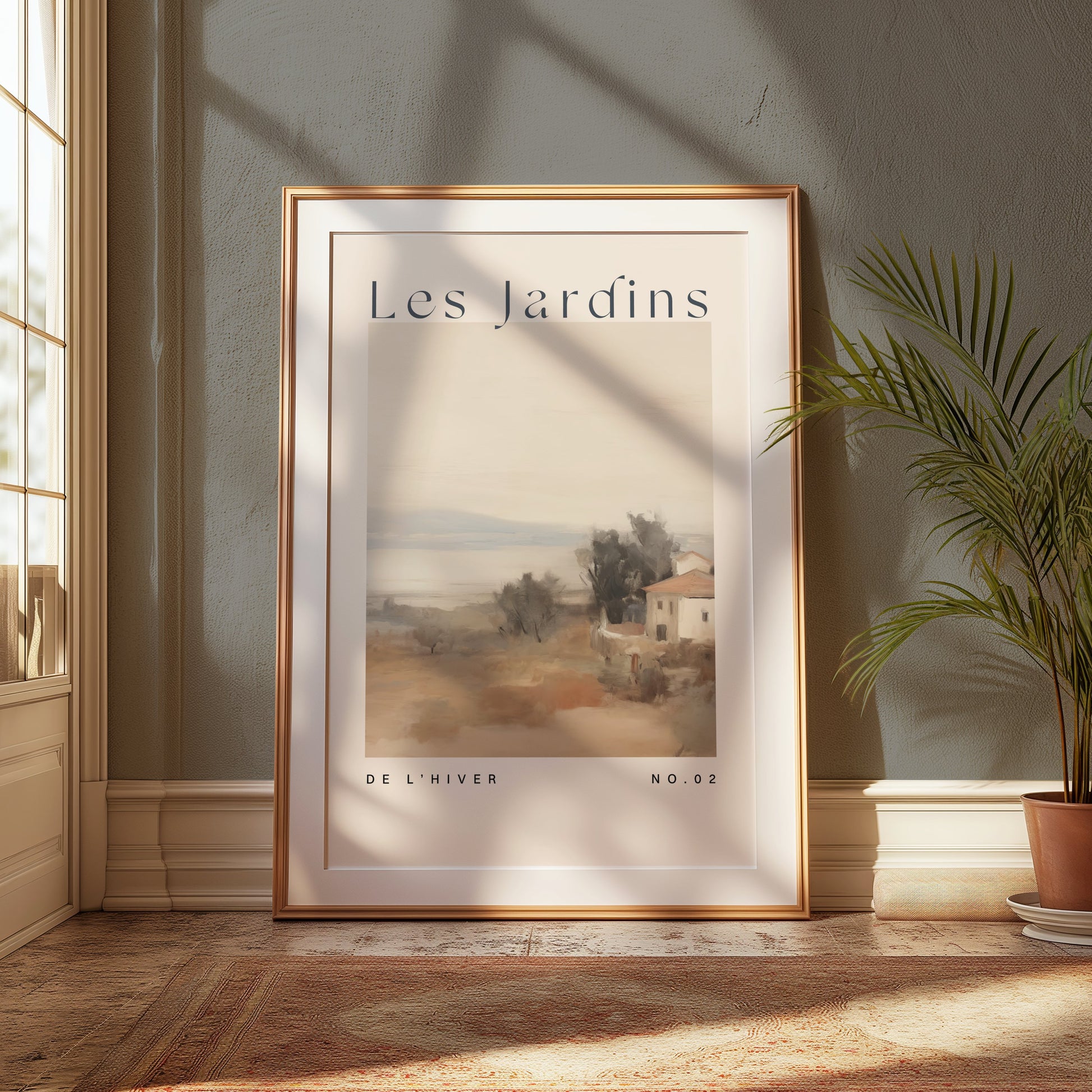 Premium Poster of Elegant French Landscape Art Large Wall Décor Posters