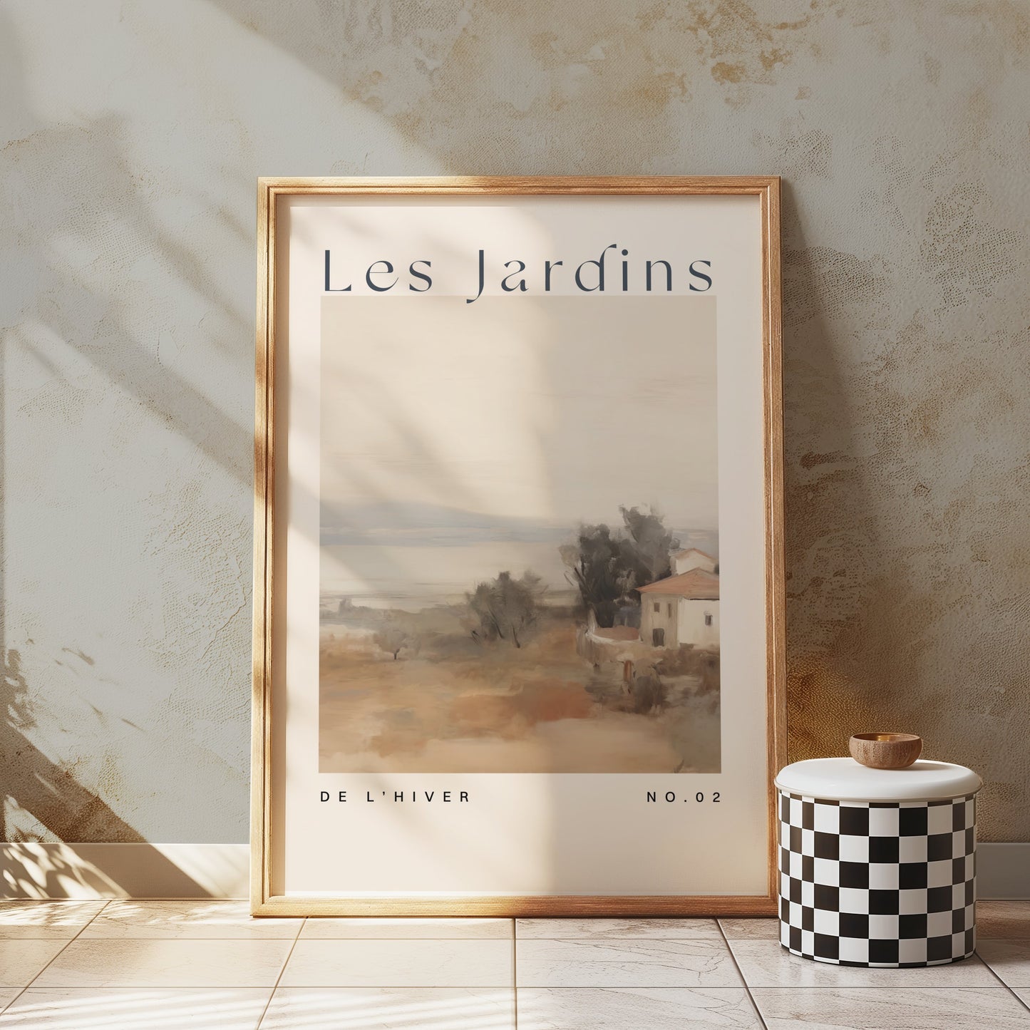 Premium Poster of Elegant French Landscape Art Large Wall Décor Posters
