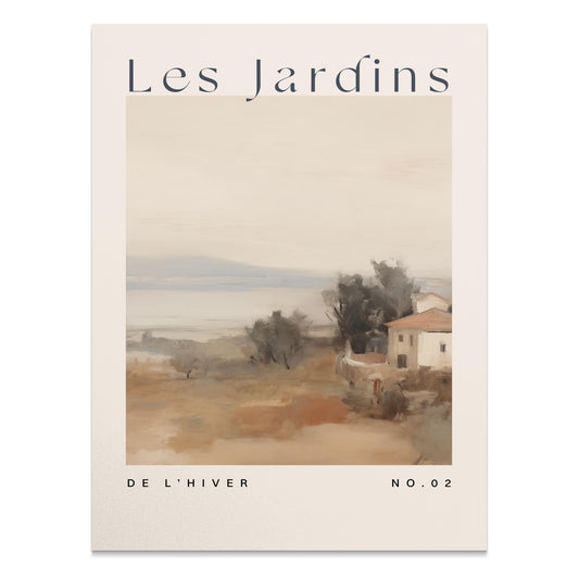 Premium Poster of Elegant French Landscape Art Large Wall Décor Posters