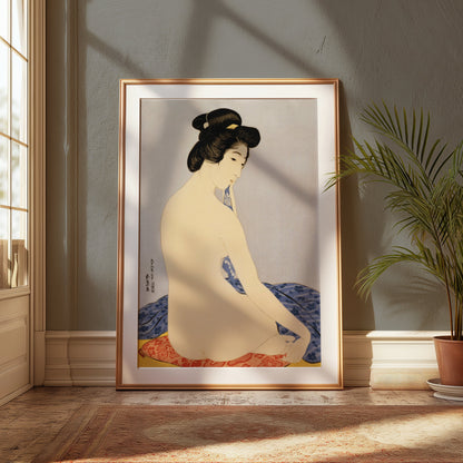 Premium Poster of Elegant Japanese Art Depicting Classic Portraits Posters