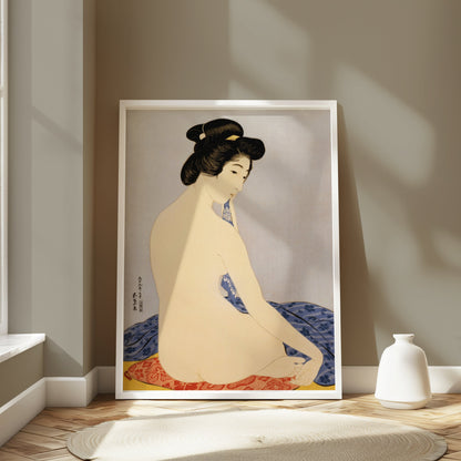 Premium Poster of Elegant Japanese Art Depicting Classic Portraits Posters