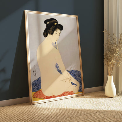 Premium Poster of Elegant Japanese Art Depicting Classic Portraits Posters