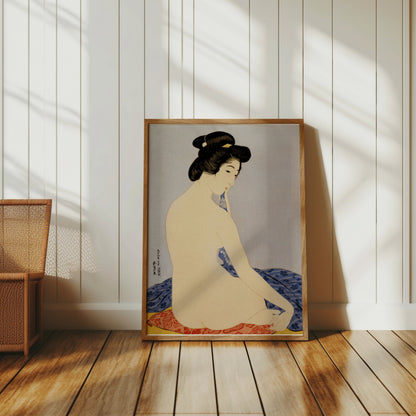 Premium Poster of Elegant Japanese Art Depicting Classic Portraits Posters