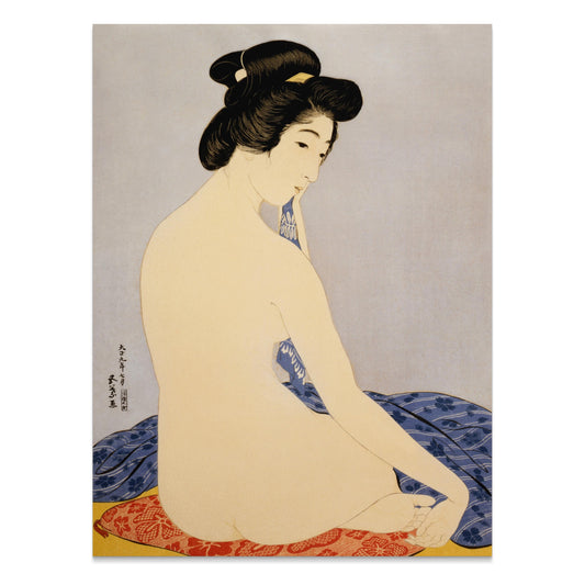 Premium Poster of Elegant Japanese Art Depicting Classic Portraits Posters