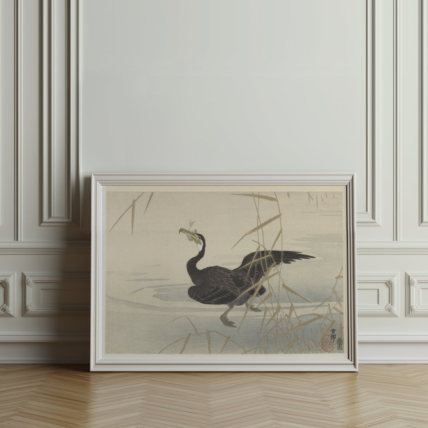 Premium Poster of Elegant Japanese Bird Art Print for Home Decor Posters