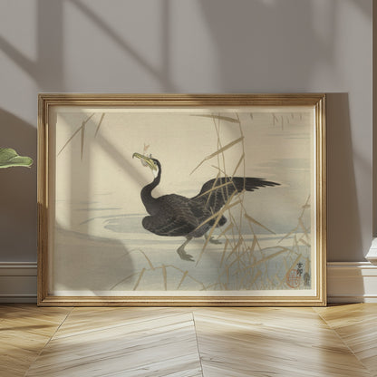 Premium Poster of Elegant Japanese Bird Art Print for Home Decor Posters