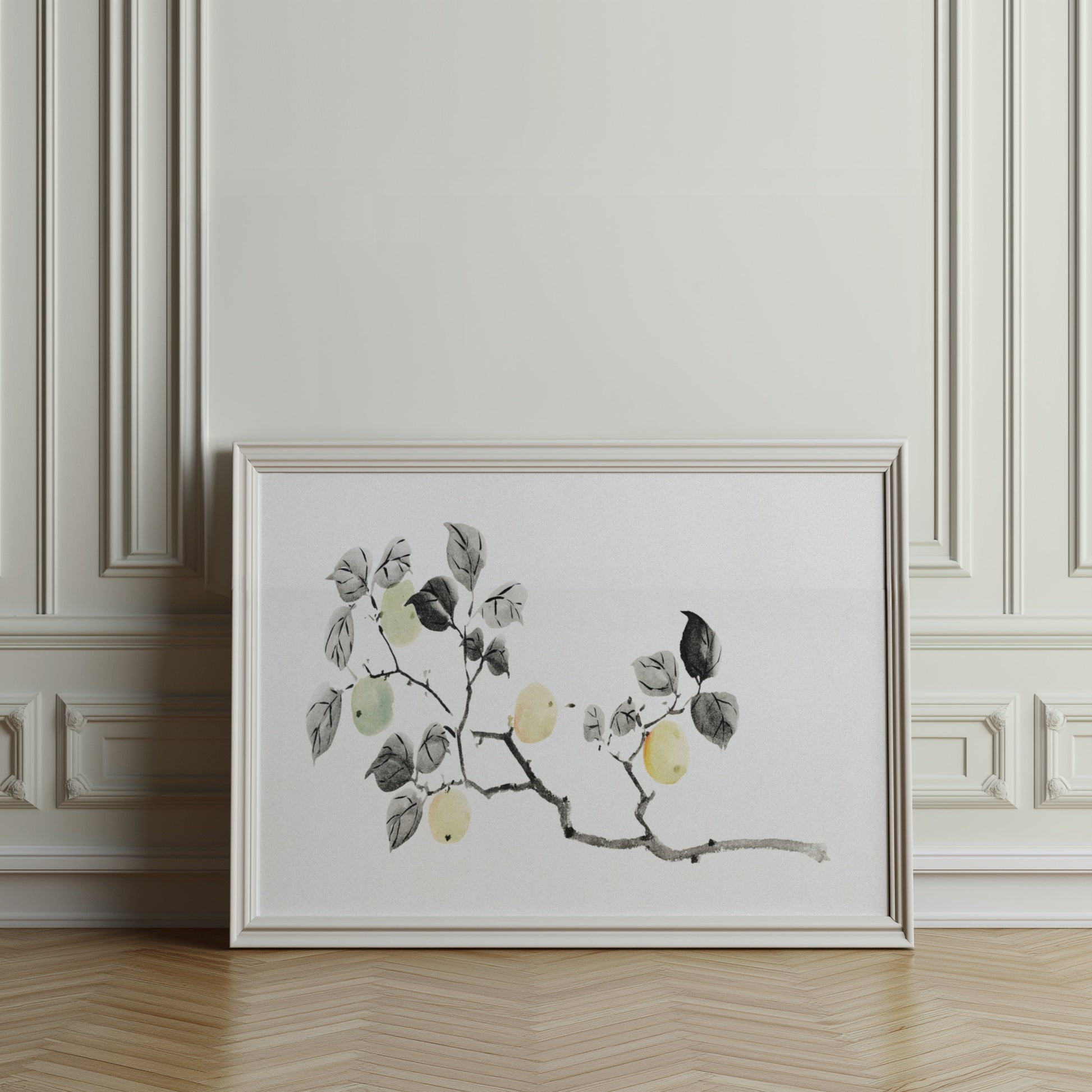 Premium Poster of Elegant Japanese Botanical Art Print Posters