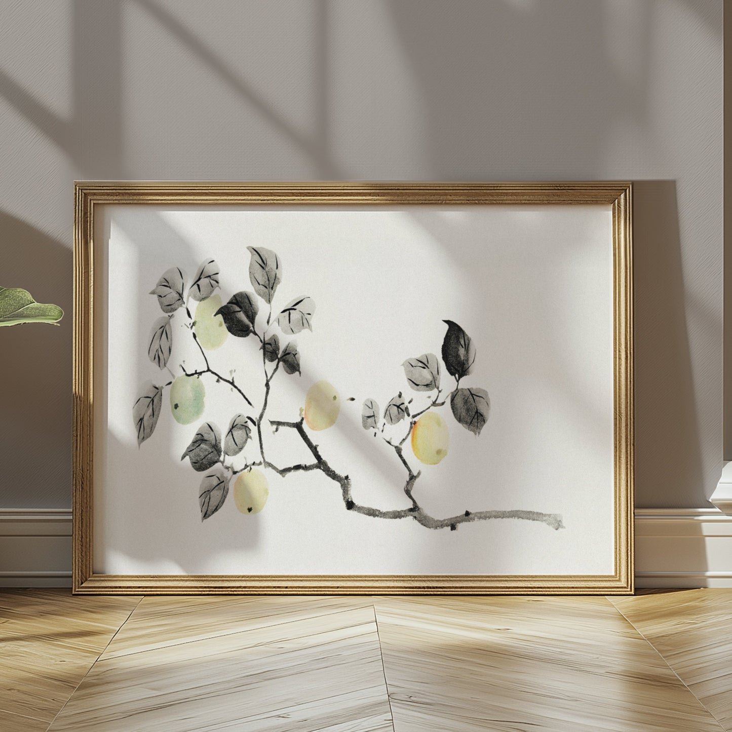 Premium Poster of Elegant Japanese Botanical Art Print Posters