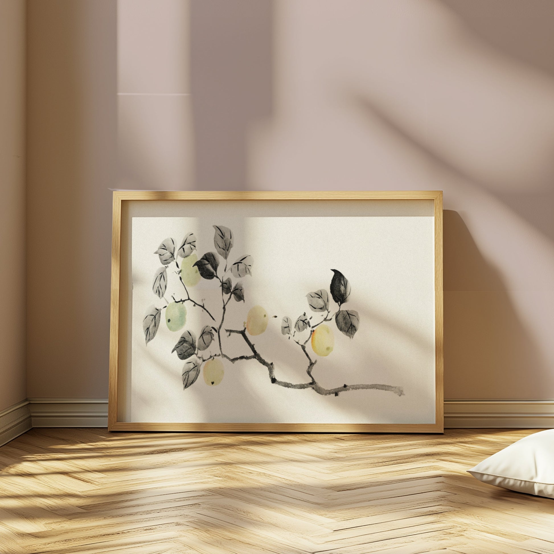 Premium Poster of Elegant Japanese Botanical Art Print Posters