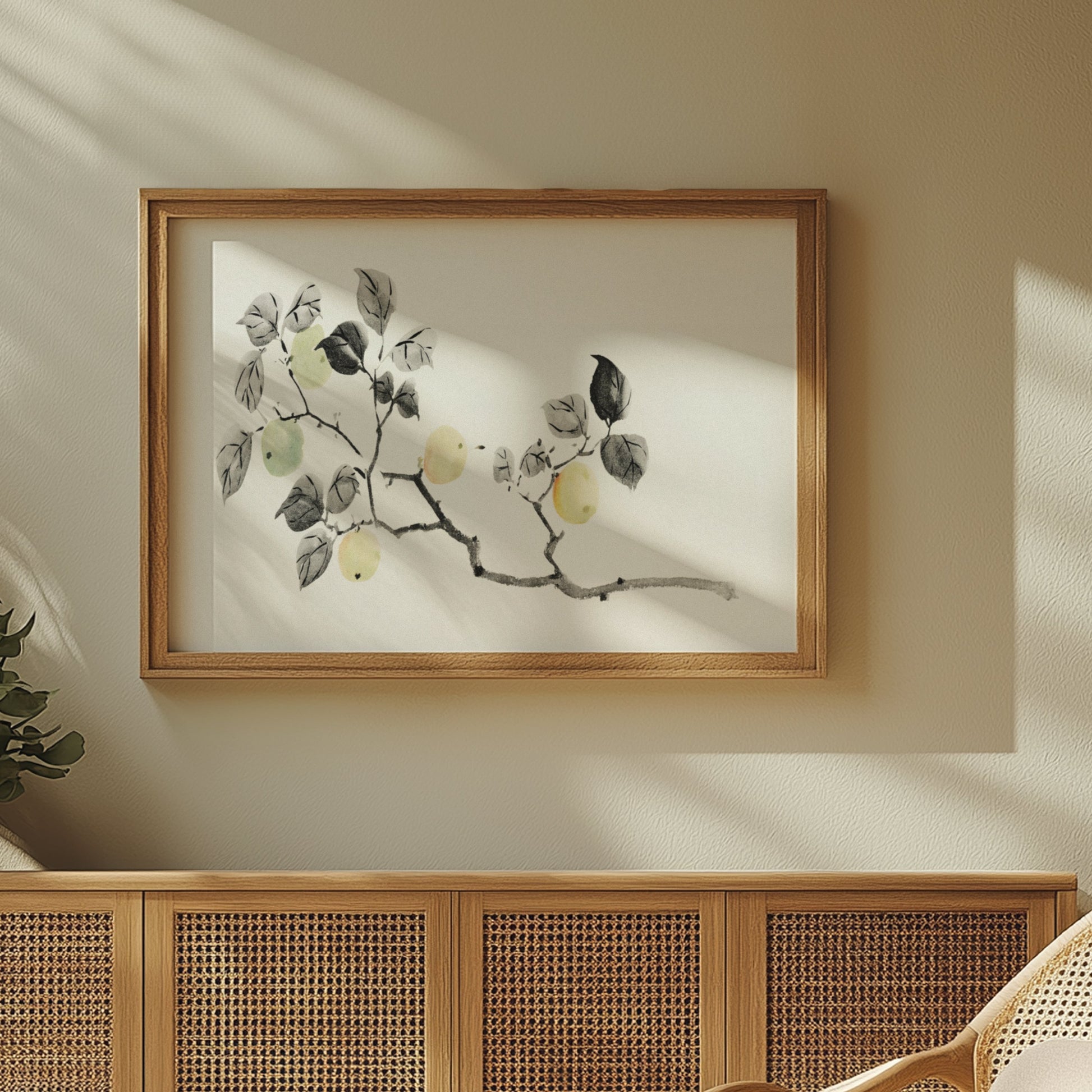 Premium Poster of Elegant Japanese Botanical Art Print Posters