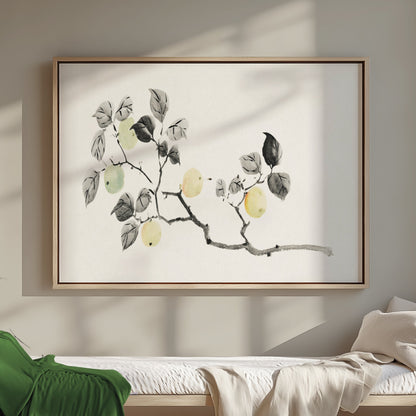 Premium Poster of Elegant Japanese Botanical Art Print Posters