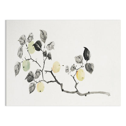 Premium Poster of Elegant Japanese Botanical Art Print Posters