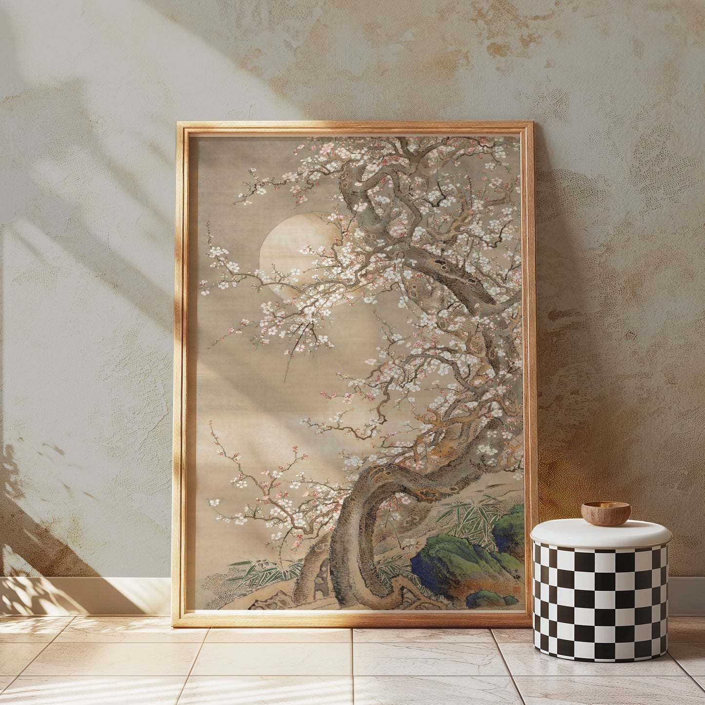 Premium Poster of Elegant Japanese Cherry Blossom Tree Art Posters