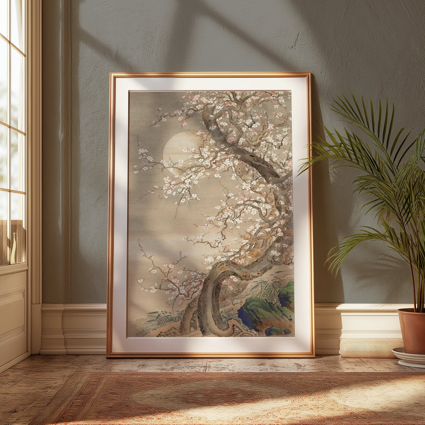Premium Poster of Elegant Japanese Cherry Blossom Tree Art Posters