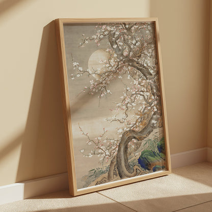 Premium Poster of Elegant Japanese Cherry Blossom Tree Art Posters