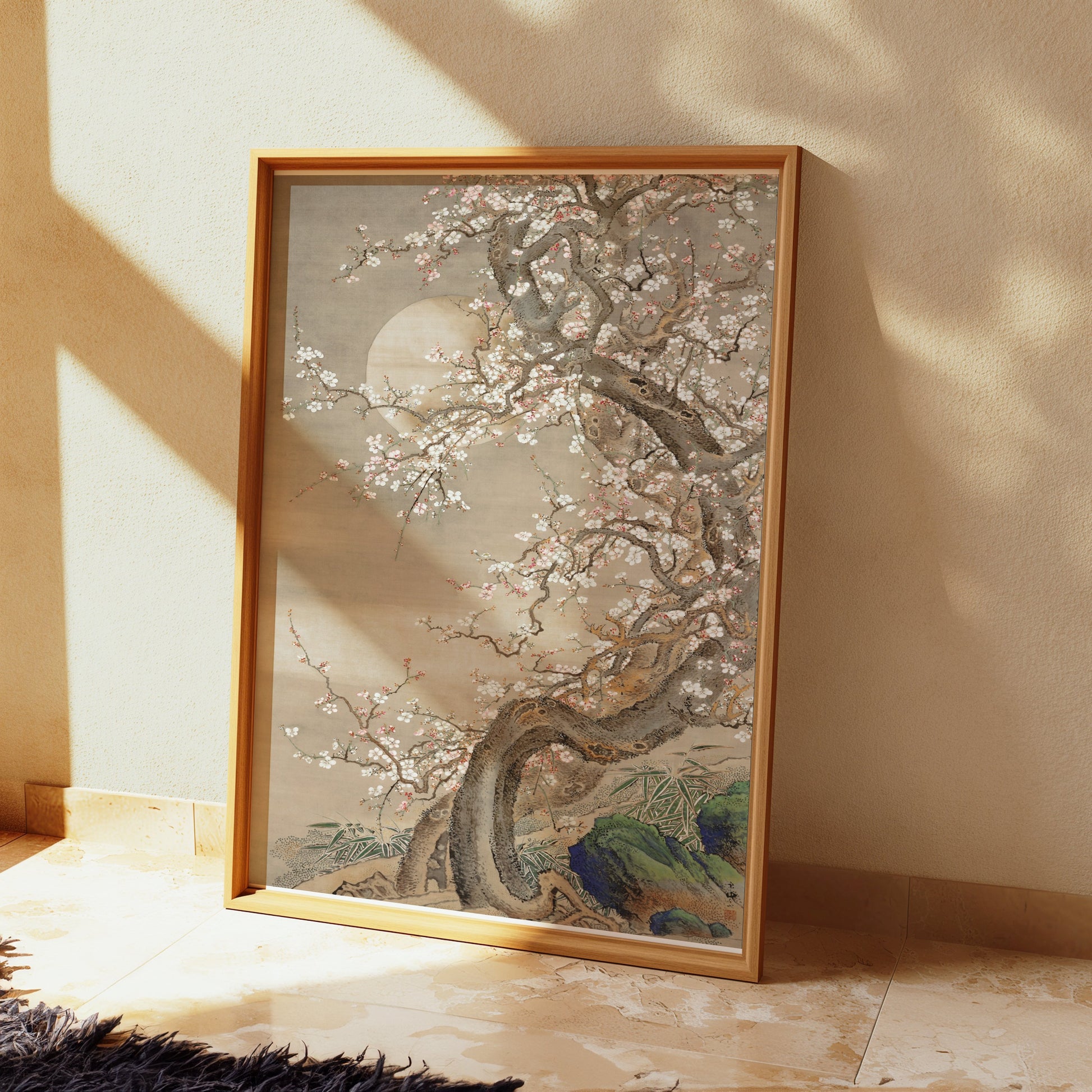 Premium Poster of Elegant Japanese Cherry Blossom Tree Art Posters
