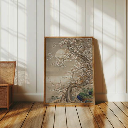 Premium Poster of Elegant Japanese Cherry Blossom Tree Art Posters