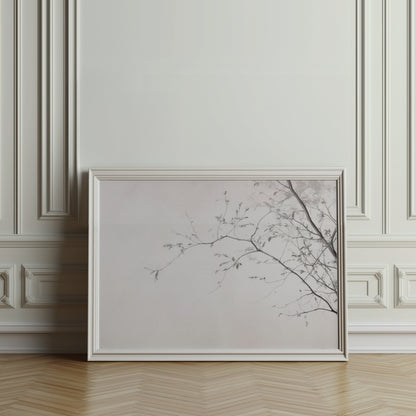 Premium Poster of Elegant Minimalist Branch Silhouette Wall Art Posters