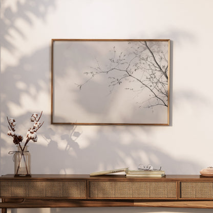 Premium Poster of Elegant Minimalist Branch Silhouette Wall Art Posters