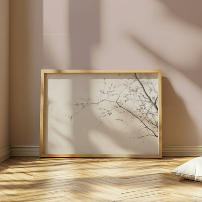Premium Poster of Elegant Minimalist Branch Silhouette Wall Art Posters