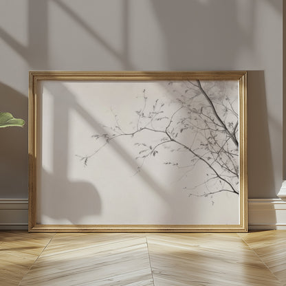 Premium Poster of Elegant Minimalist Branch Silhouette Wall Art Posters