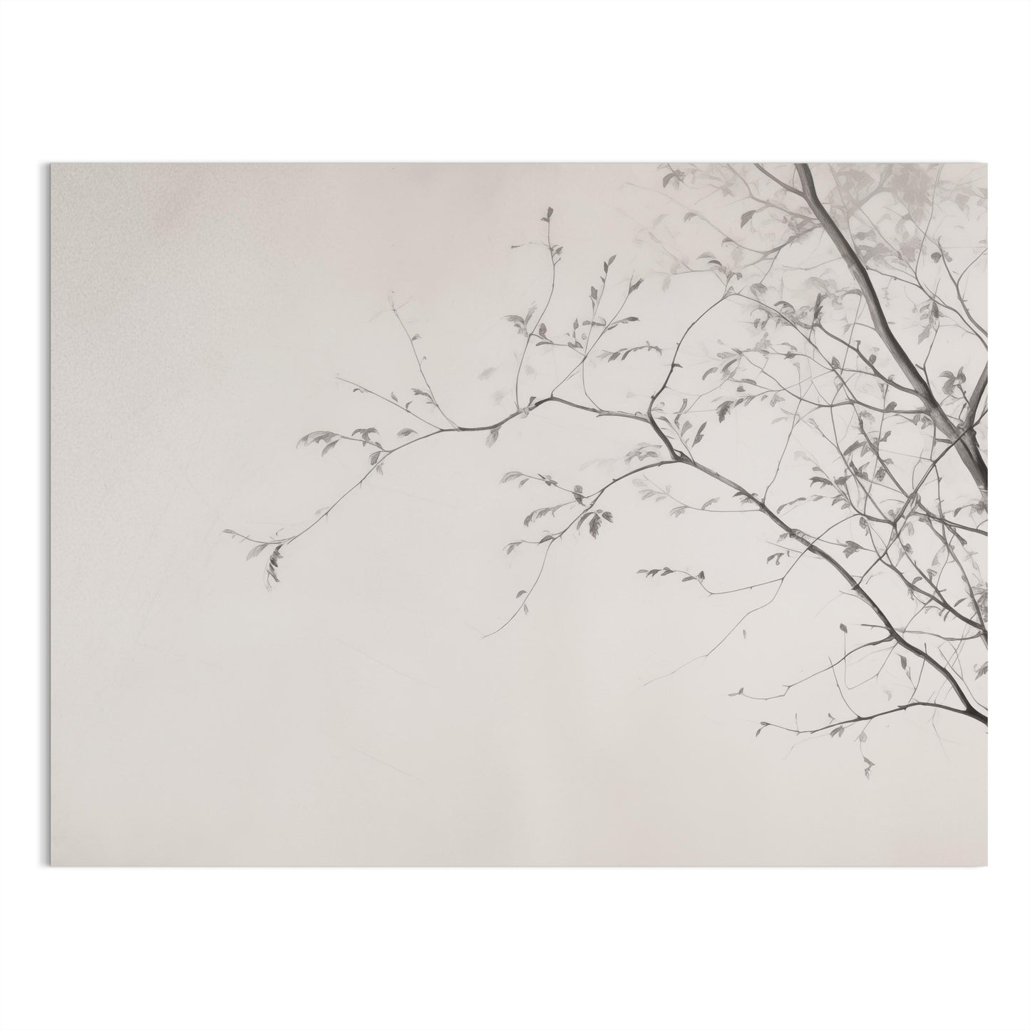Premium Poster of Elegant Minimalist Branch Silhouette Wall Art Posters