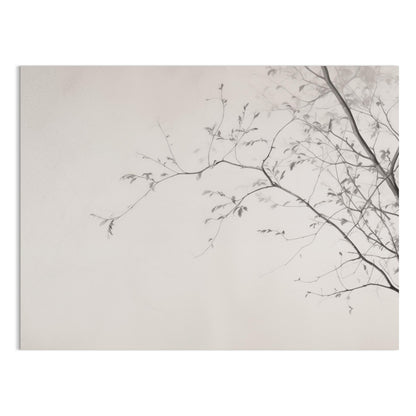 Premium Poster of Elegant Minimalist Branch Silhouette Wall Art Posters