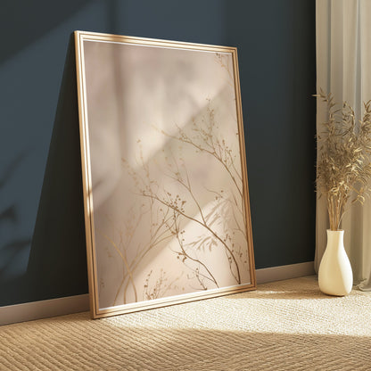 Premium Poster of Elegant Nature Inspired Minimalist Wall Art Posters