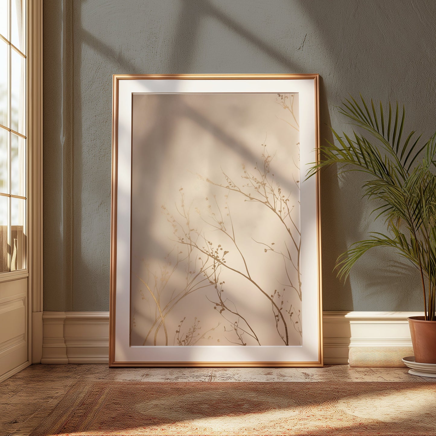 Premium Poster of Elegant Nature Inspired Minimalist Wall Art Posters