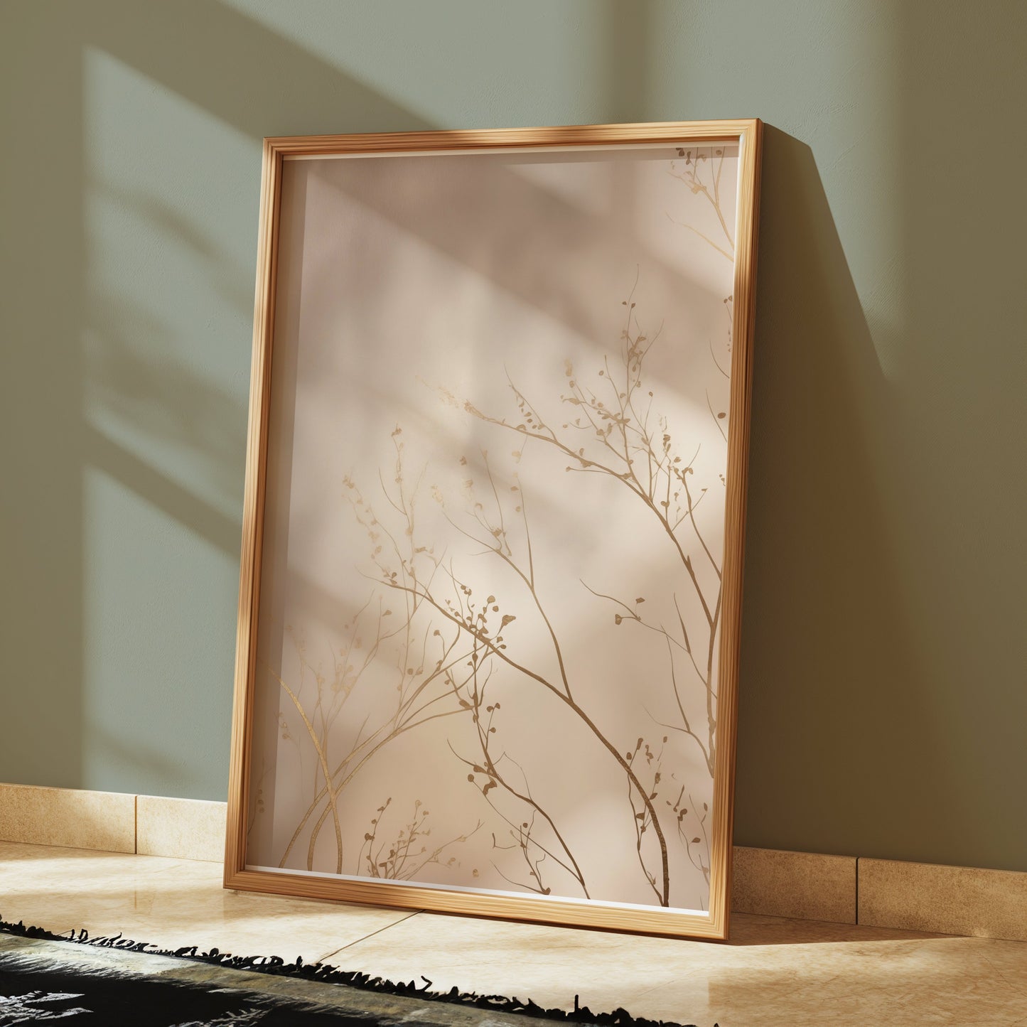 Premium Poster of Elegant Nature Inspired Minimalist Wall Art Posters
