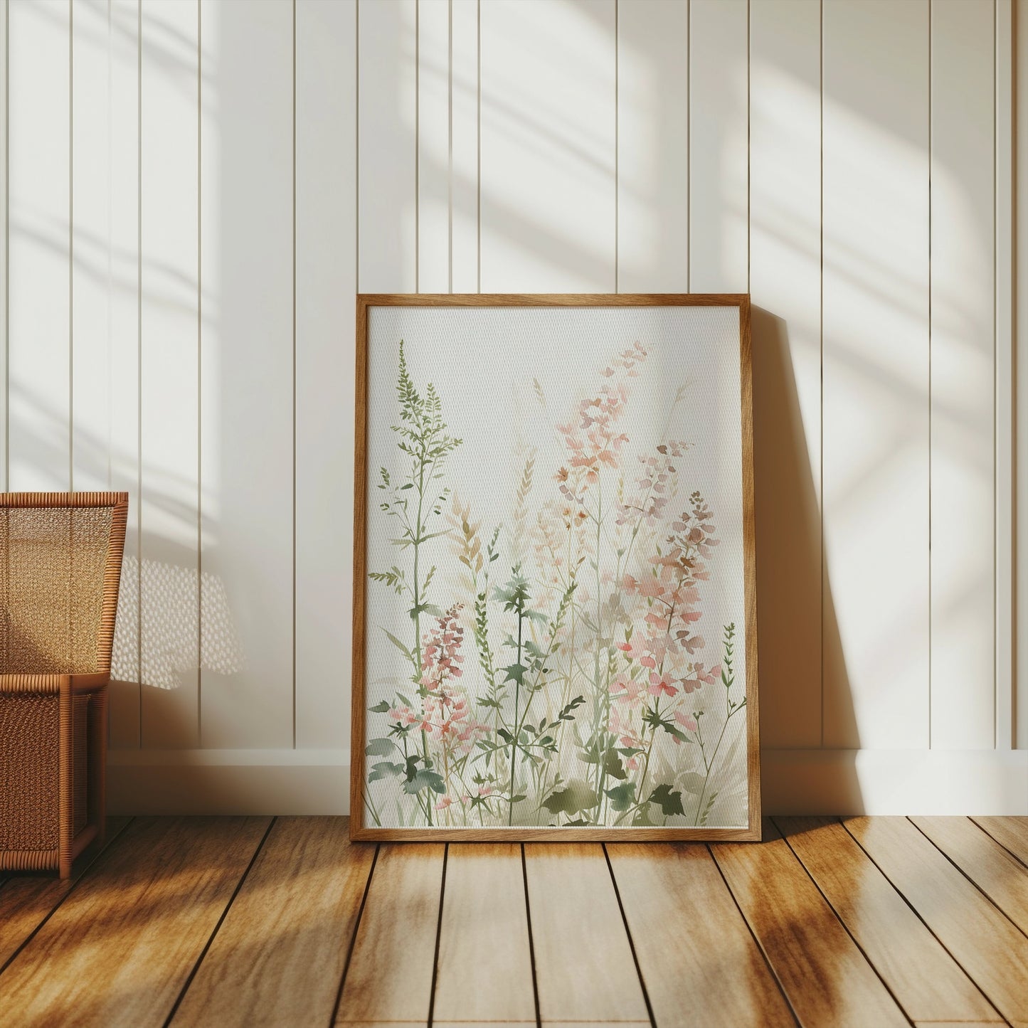Premium Poster of Elegant Pastel Watercolor Botanical Art Print Posters